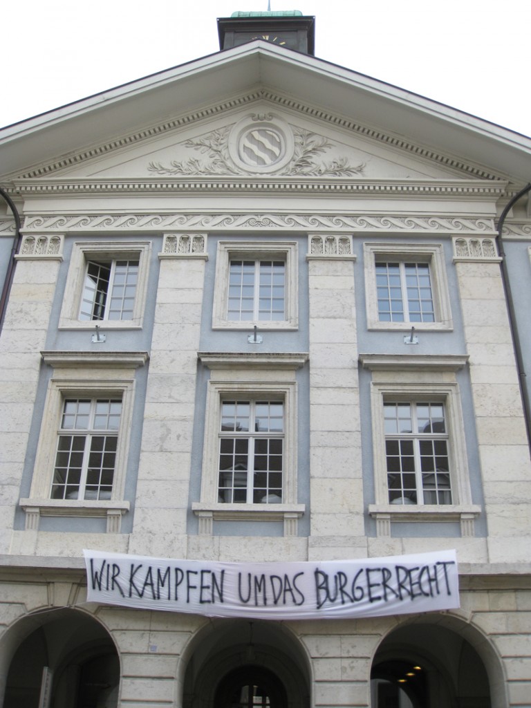 Banner Fassade Kunsthaus Langenthal